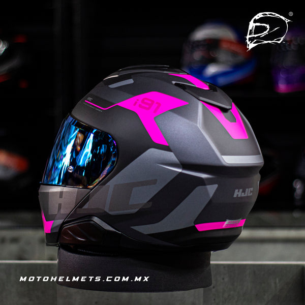 Casco Abatible Hjc I91 Carst Mc8Sf Rosa