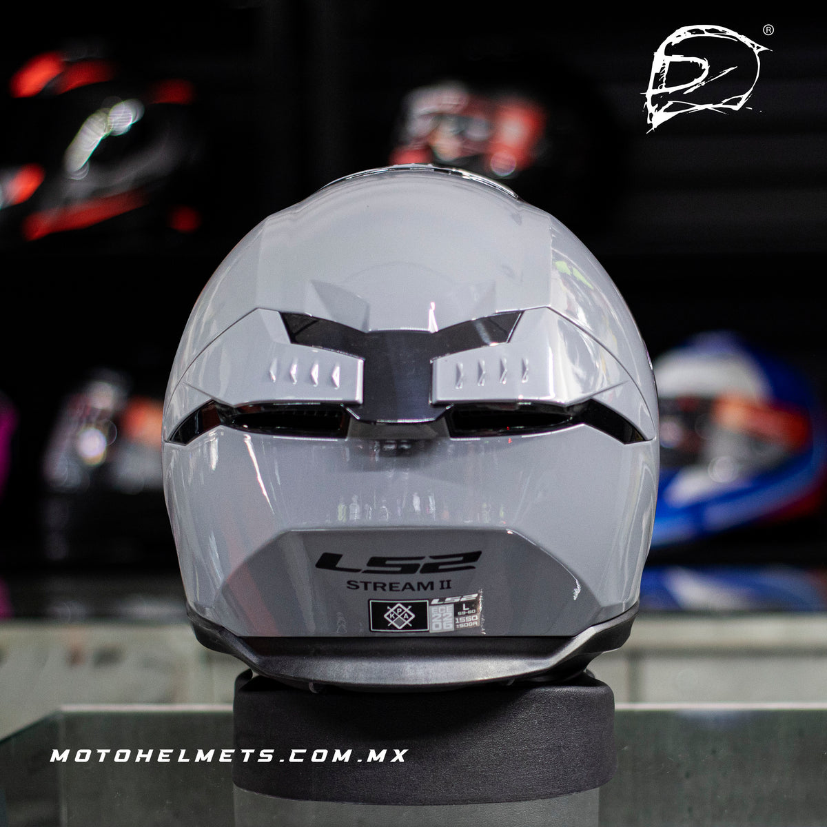 Casco Integral LS2 2 Stream Gris Nardo Brillo FF808