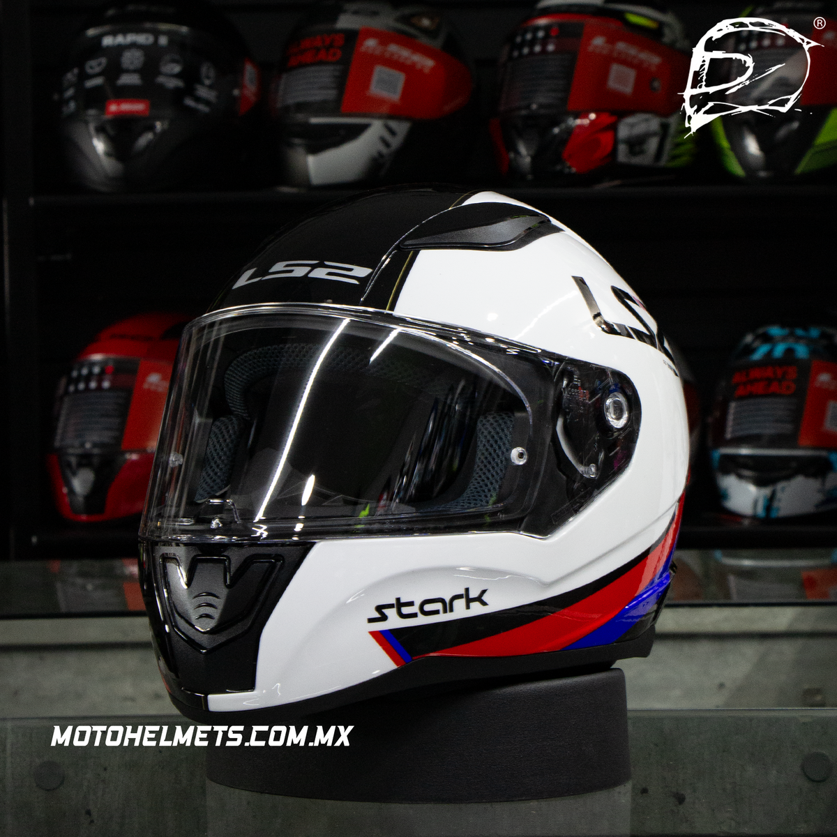 Casco Integral LS2 Rapid II Stark Blanco FF353