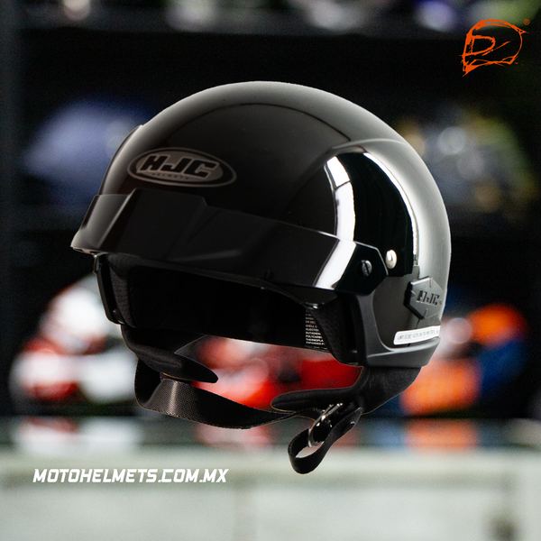 Casco Abierto Hjc Is -Cruiser Negro Brillo
