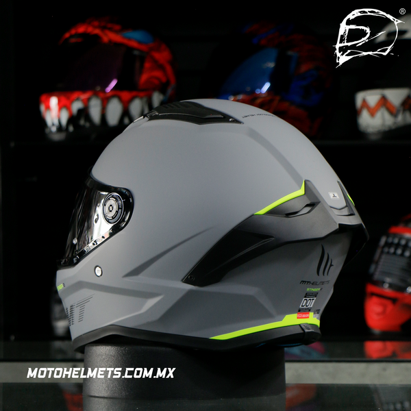 Casco Integral Mt Stinger 2 Gris Mate