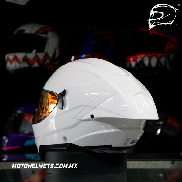 Casco Integral Joe Rocket Rkt 200 Ion Blanco Brilloso