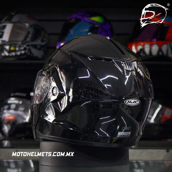 Casco Abatible Hjc C91N Metal Black