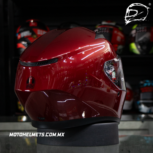 CASCO INTEGRAL AGV K3 E2206 MONO COMPETIZIONE ROJO