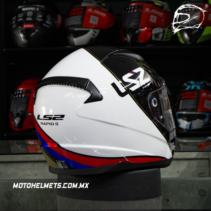 Casco Integral LS2 Rapid II Stark Blanco FF353