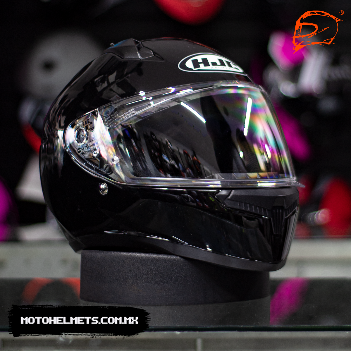 XS / Transparente / Negro