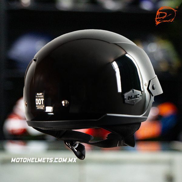 Casco Abierto Hjc Is -Cruiser Negro Brillo