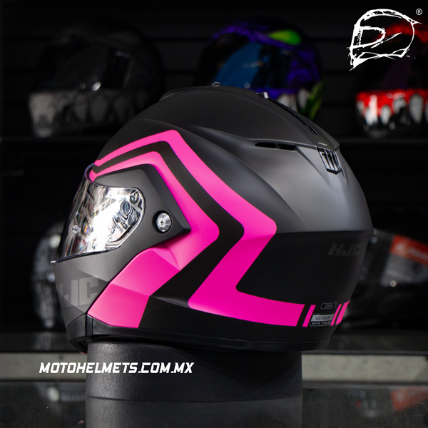 Casco Abatible Hjc C91N Nepos Negro Rosa