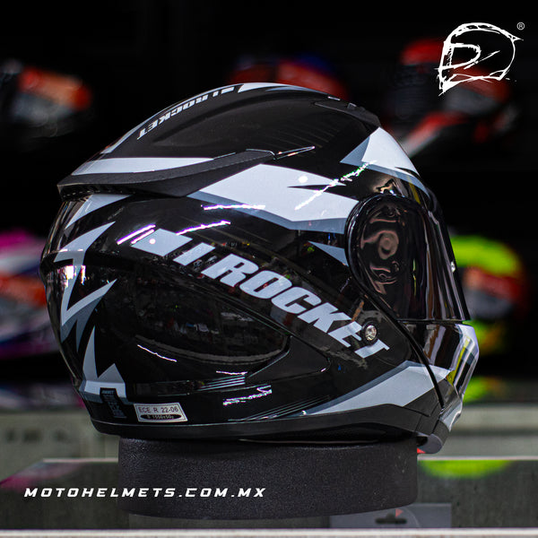 Casco Abatible Joe Rocket 300 Alter Ego Gris Carbon
