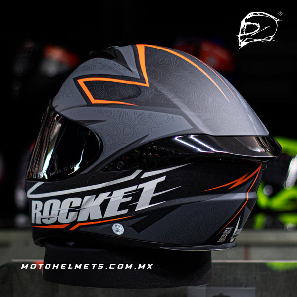 Casco Integral Joe Rocket Rkt 100 Elevation Naranja Mate