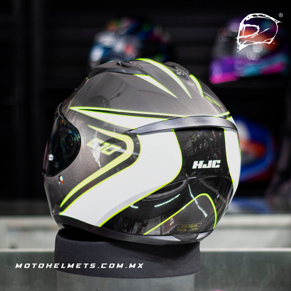 Casco Hjc C10 Santo Mc3H Amarillo Brillo