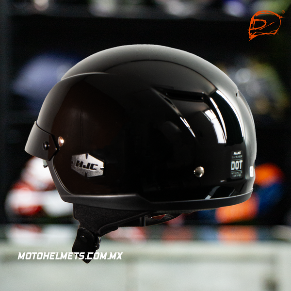 Casco Abierto Hjc Is -Cruiser Negro Brillo