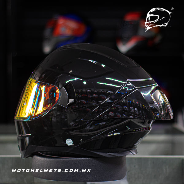 Casco Integral Joe Rocket Rkt 200 Ion 3 Negro Brilloso