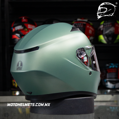Casco Cerrado Agv K-3 Matt Salvia Verde