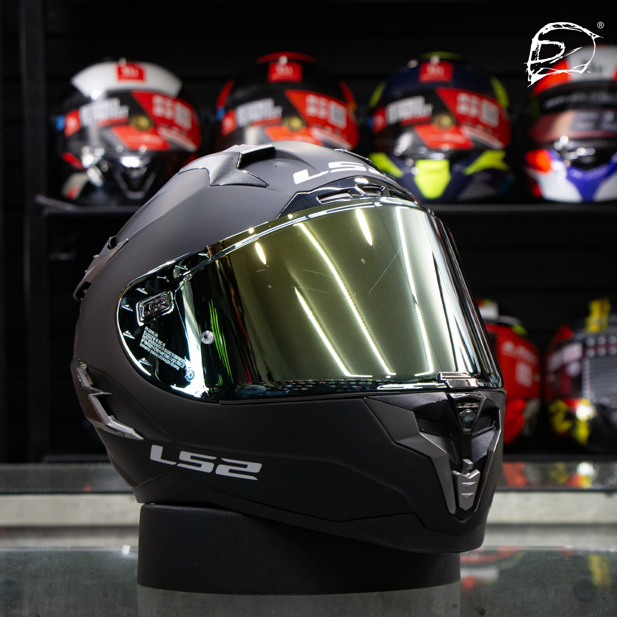 Casco Integral Ls2 Challenger Solid Negro Mate Ff327