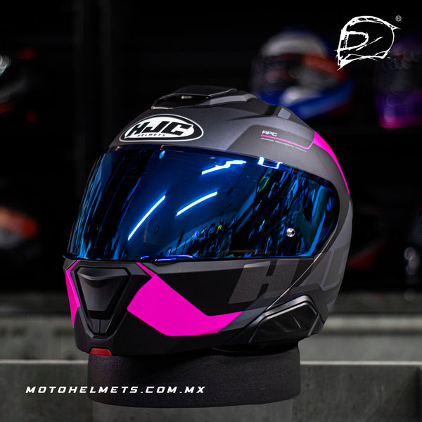 Casco Abatible Hjc I91 Carst Mc8Sf Rosa