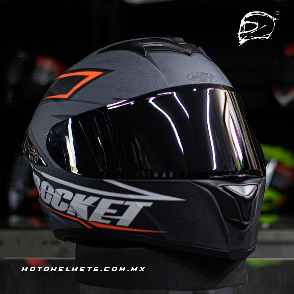 Casco Integral Joe Rocket Rkt 100 Elevation Naranja Mate