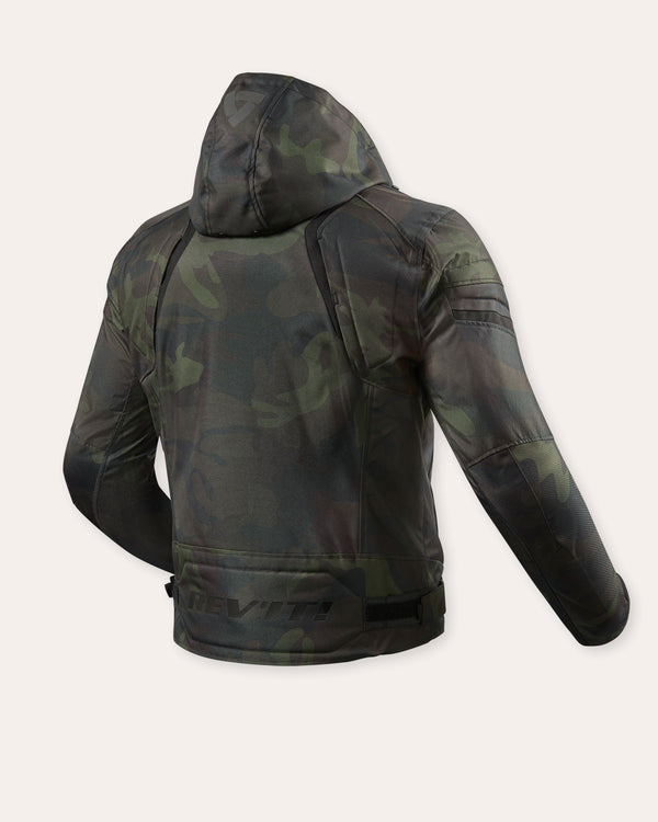 Chamarra Con Protecciones Revit Flare 3 H2O Camo