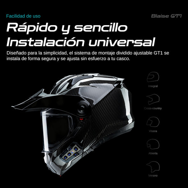 Intercomunicador Blaise GT1 Black
