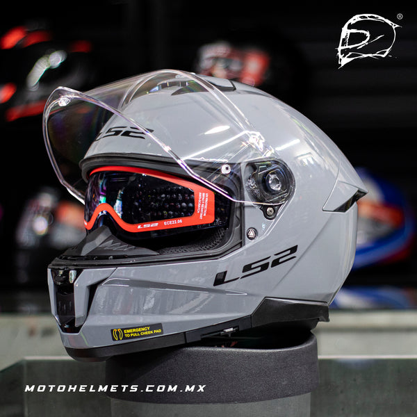 Casco Integral LS2 2 Stream Gris Nardo Brillo FF808