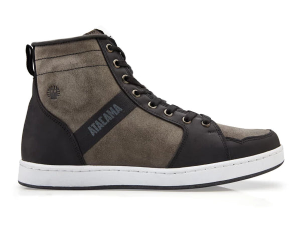 Tenis para moto urbano negro de Piel Unisex con protecciones Atacama Valentino Gamuza