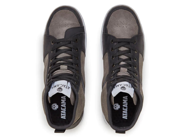 Tenis para moto urbano negro de Piel Unisex con protecciones Atacama Valentino Gamuza