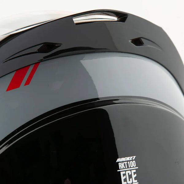 Casco Joe Rocket Rkt 100 Atomic 3.0  Naranja Brillo