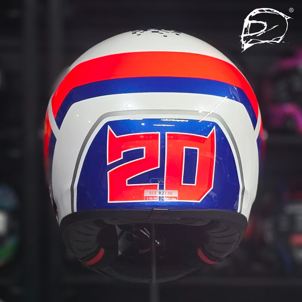 Casco Hjc V10 Fabio Quartararo Fq20 Retro