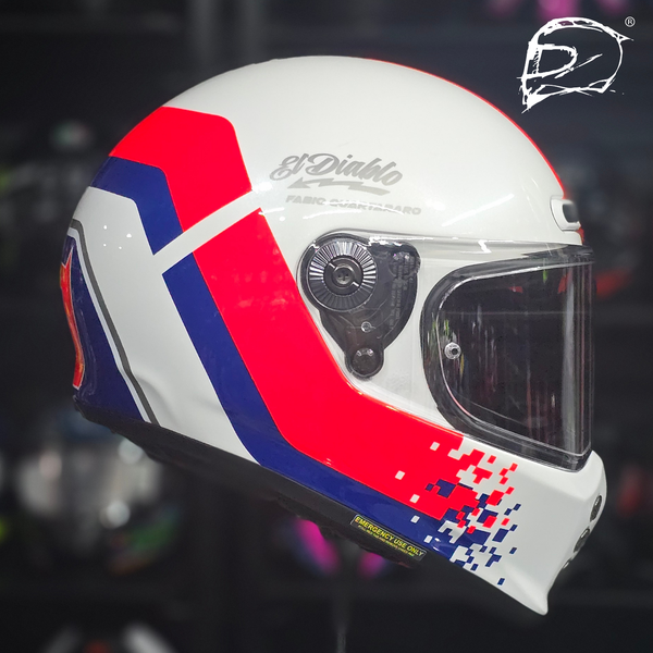 Casco Hjc V10 Fabio Quartararo Fq20 Retro