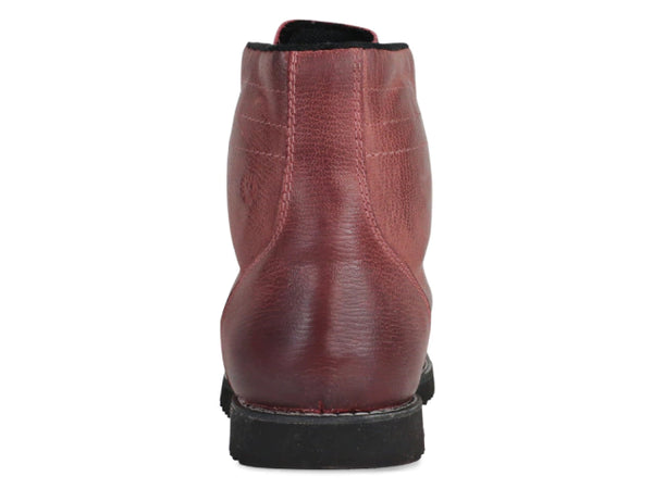 Botas para Moto Block Piel guinda con protecciones Atacama