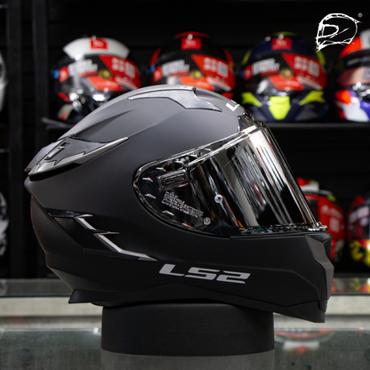 Casco Integral Ls2 Challenger Solid Negro Mate Ff327
