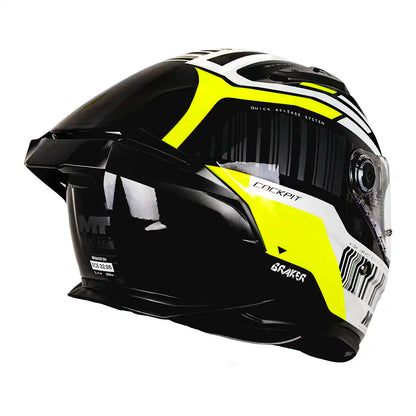 Casco Mt Helmets Braker B3 Cockpitt Amarillo Brillo
