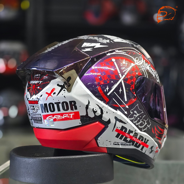Casco SHAFT 560 Camaleon RV2 Rojo Motion