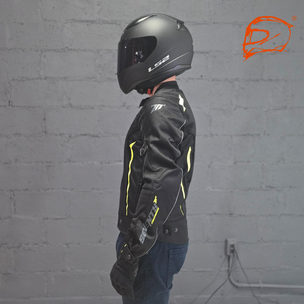 Chamarra Seventy Sd-Jt32 Touring Negro Amarillo