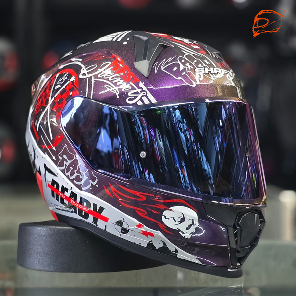 Casco SHAFT 560 Camaleon RV2 Rojo Motion