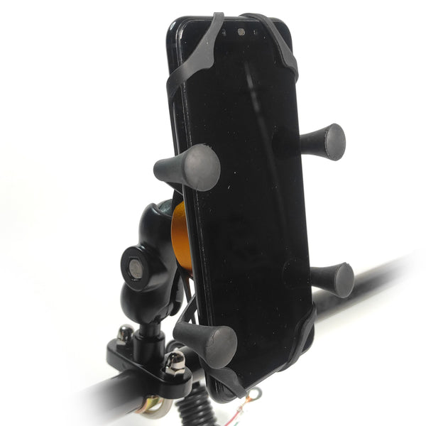 Cargador para Celular TECH-X2 con Soporte SGC 06-Naranja