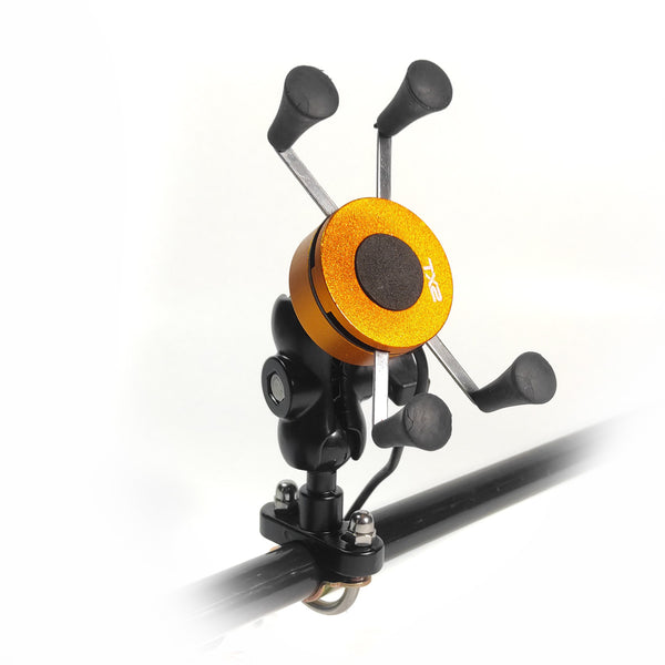 Cargador para Celular TECH-X2 con Soporte SGC 06-Naranja