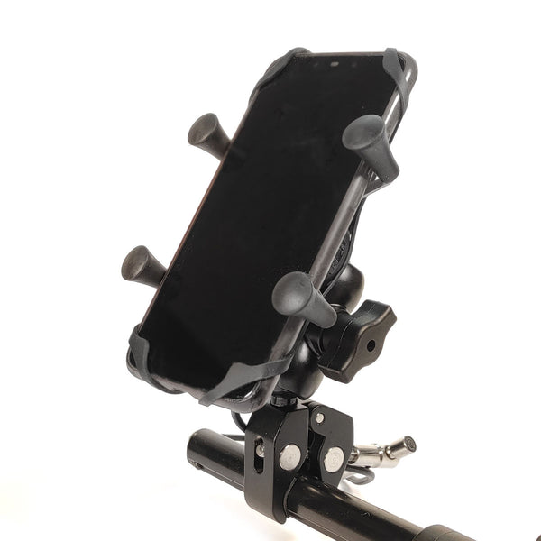 Cargador para Celular TECHX2 con Soporte Negro SCG-12