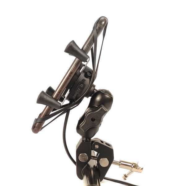 Cargador para Celular TECHX2 con Soporte Negro SCG-12