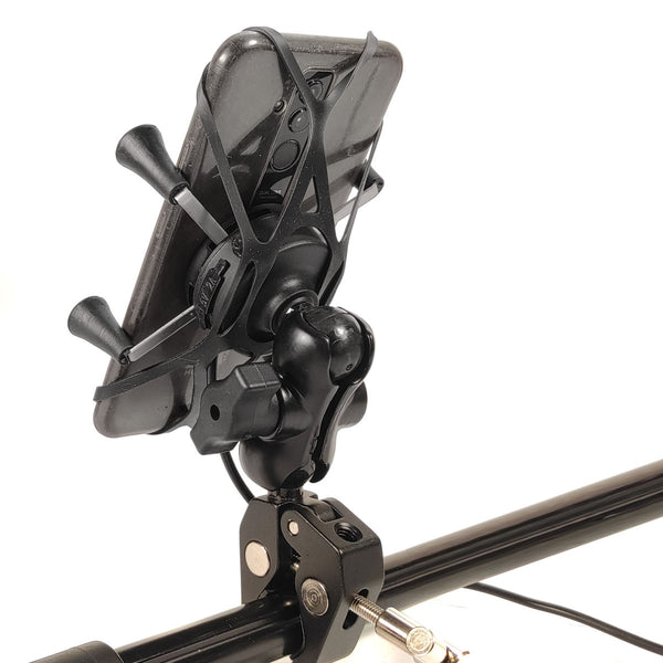 Cargador para Celular TECHX2 con Soporte Negro SCG-12