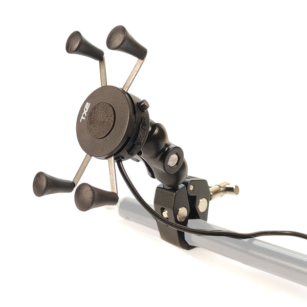 Cargador para Celular TECHX2 con Soporte Negro SCG-12