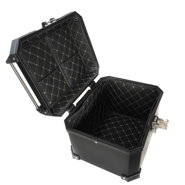 Cajuela TECHX2 SG-530 Negra Plastico con respaldo y seguro antirobo 45 L