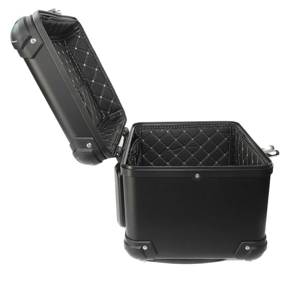 Cajuela TECHX2 SG-560 Negra Plastico con respaldo y seguro antirobo 45 L