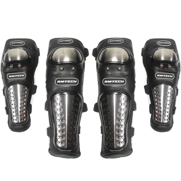 Protectores  RMTECH De Piernas Y Codos Acero