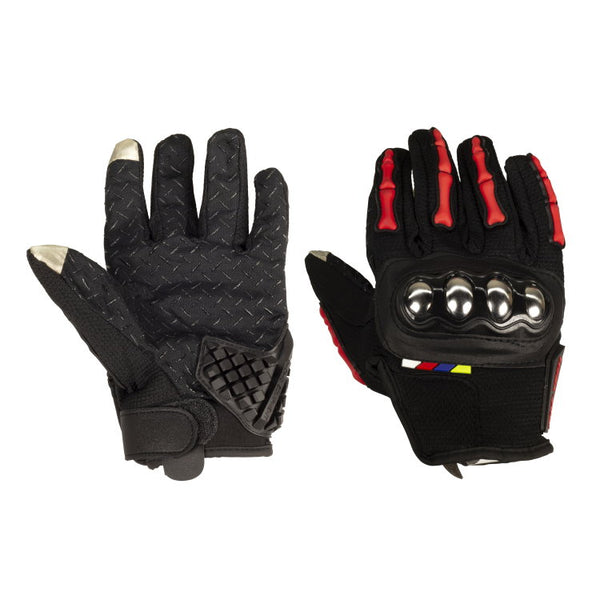 Guantes RMTECH Negro Rojo MX667