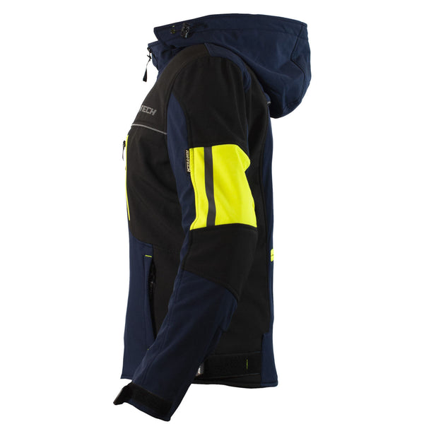 Chamarra Rmtech Insane Azul Negro Fluorescente