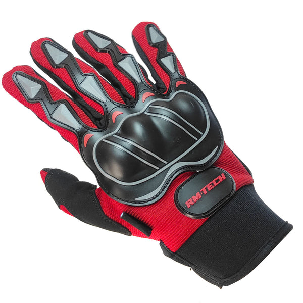 Guantes Rmtech Intrepid Negro Rojo Con Touch