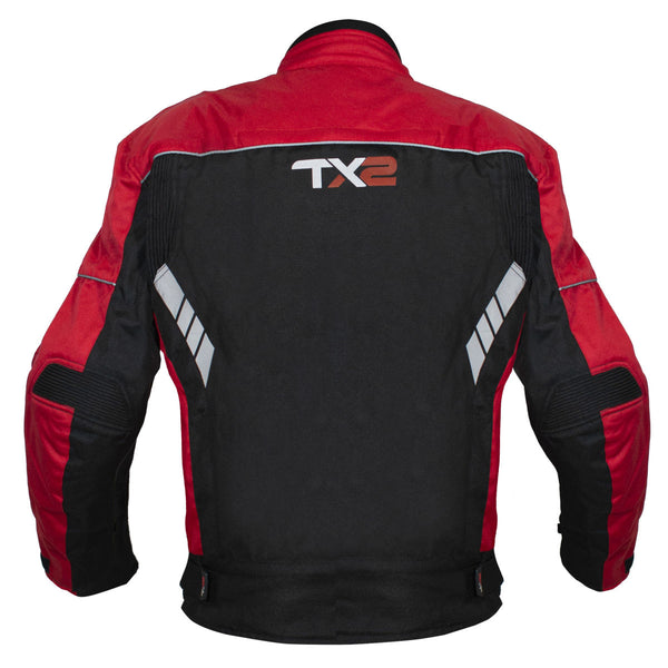 Chamarra Techx2 Novus Negra Rojo