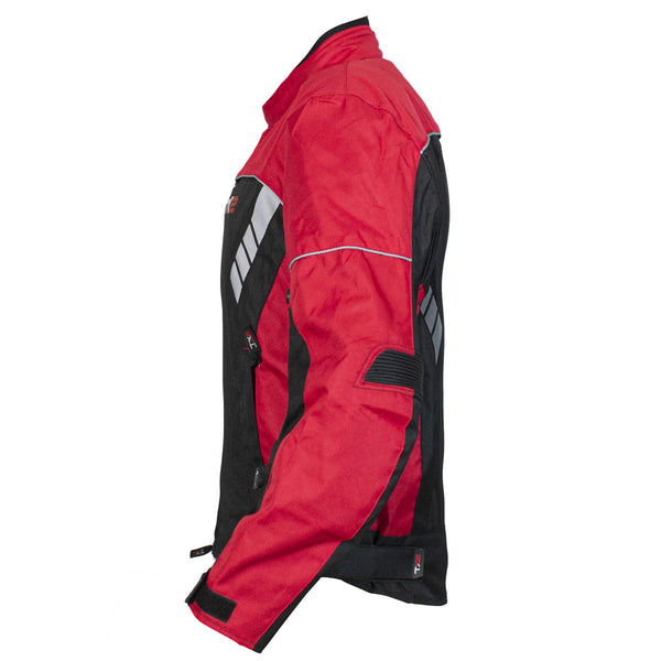 Chamarra Techx2 Novus Negra Rojo