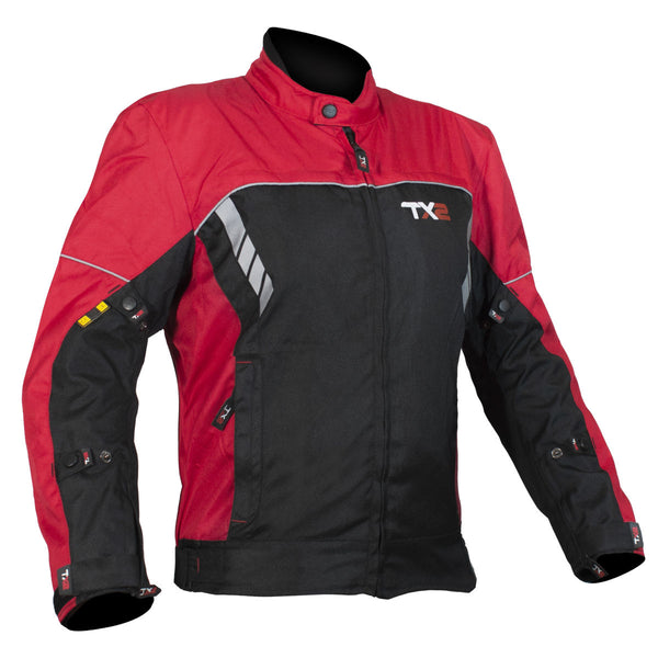 Chamarra Techx2 Novus Negra Rojo